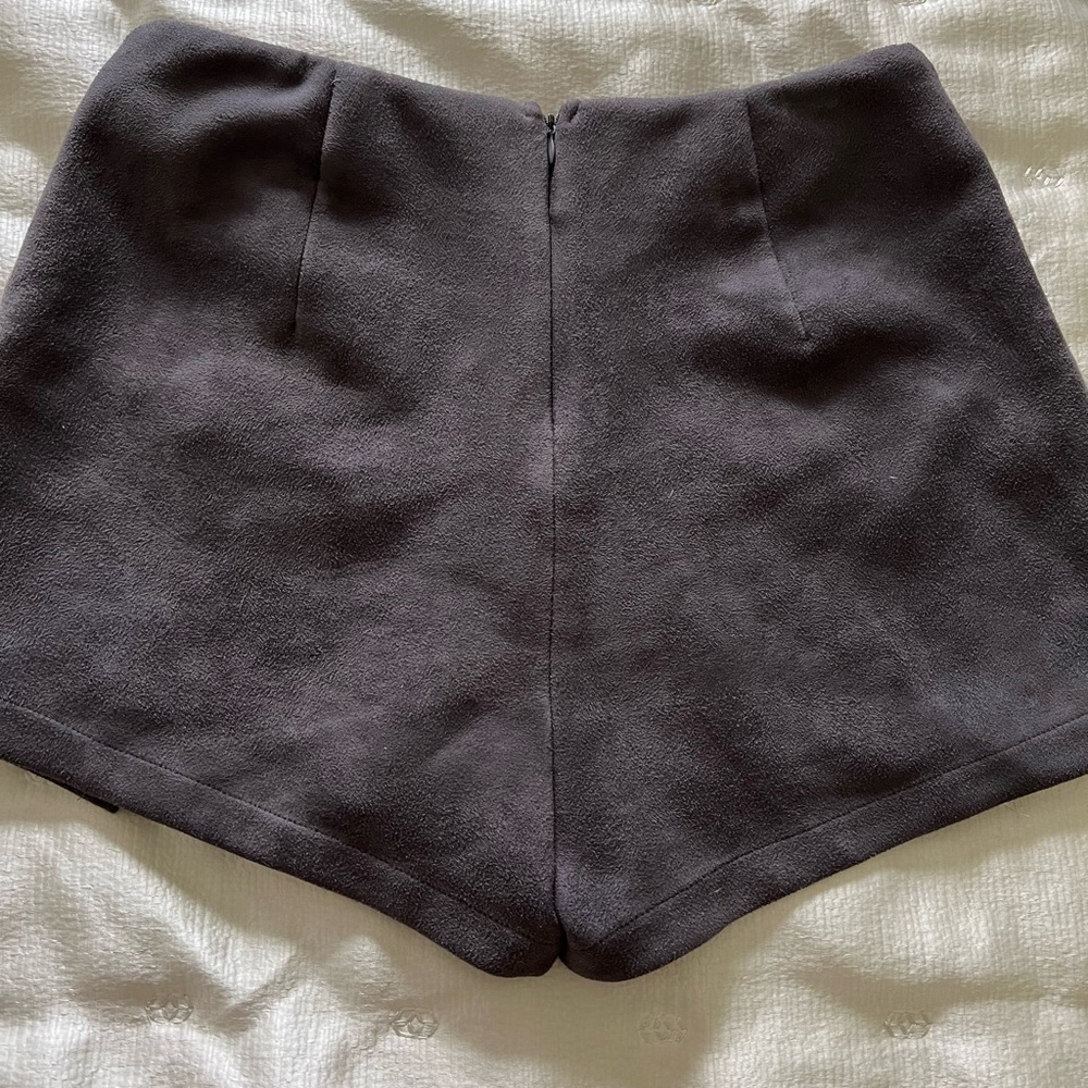 Suede Skort - image 3